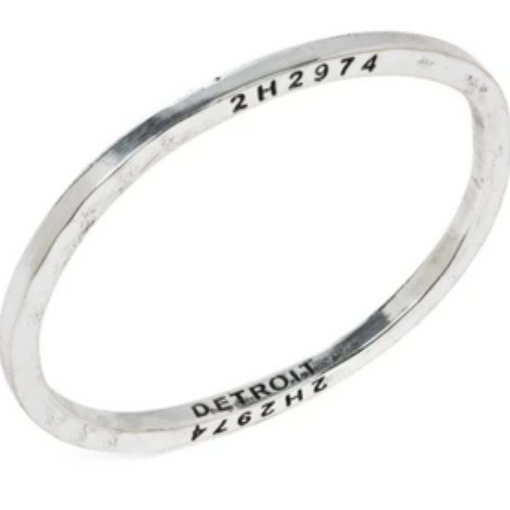 Steel Bangle by the Caliber Collection